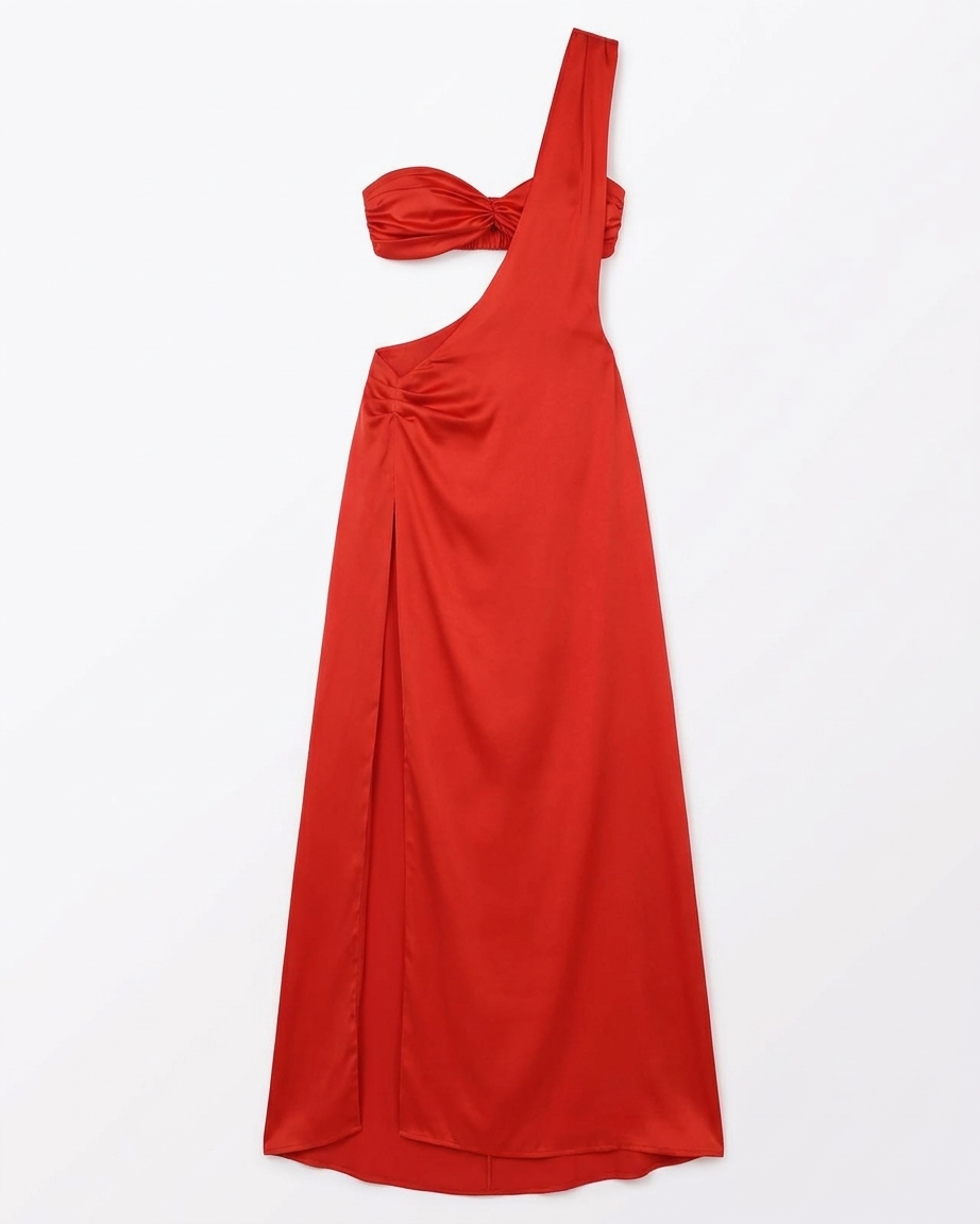 Anthia Maxi Dress In Candy Apple Ready To Ship