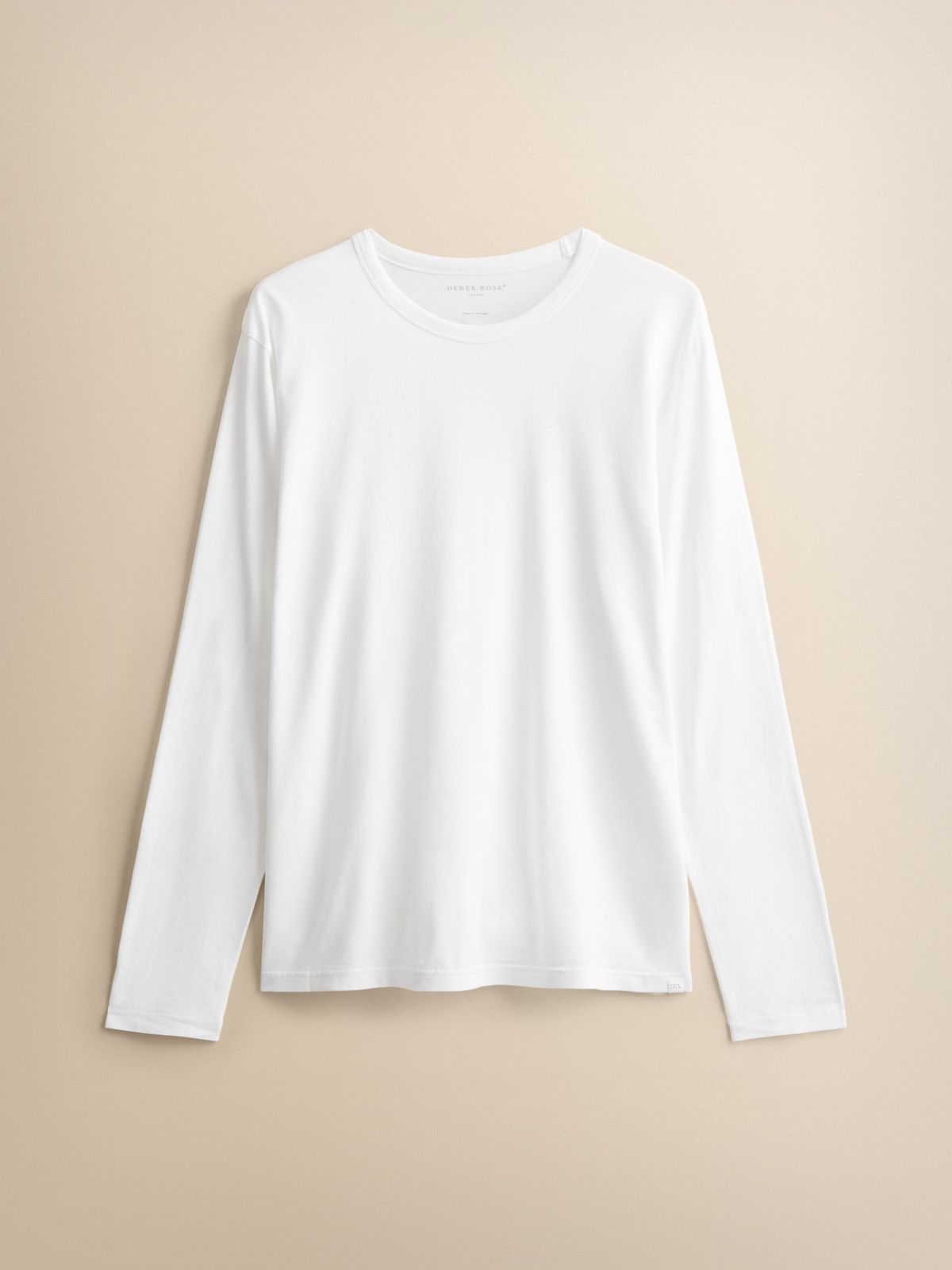 Barny Cotton Long Sleeve T-shirt White