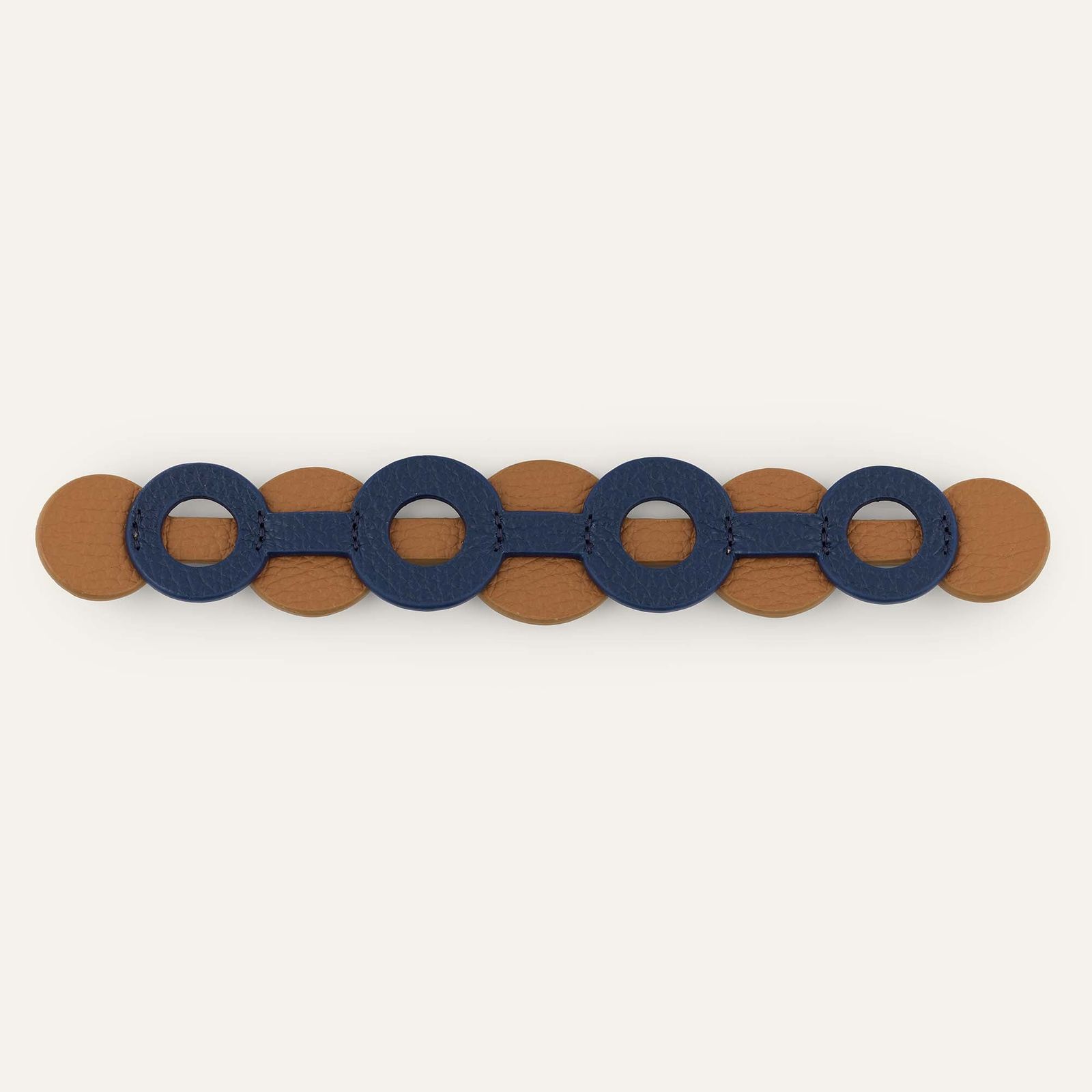 Deco Duo Classic | Navy Tan with Gold hardware