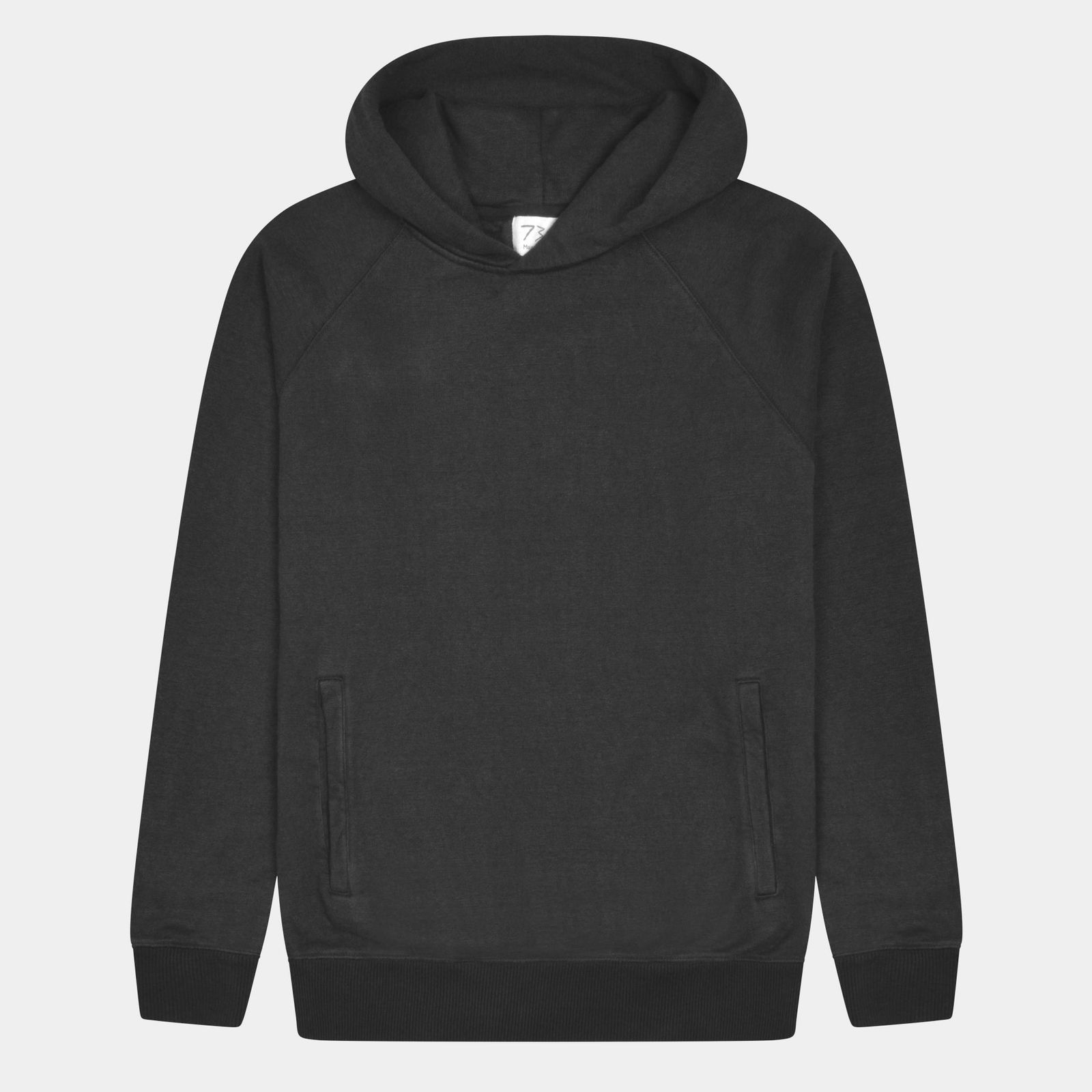 Hemp and Organic Cotton Hoodie | Noir/Black