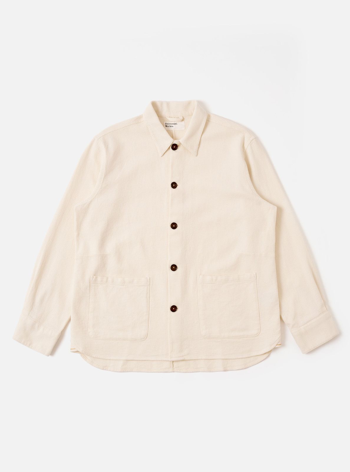Ecru Kendal Cotton Travail Overshirt