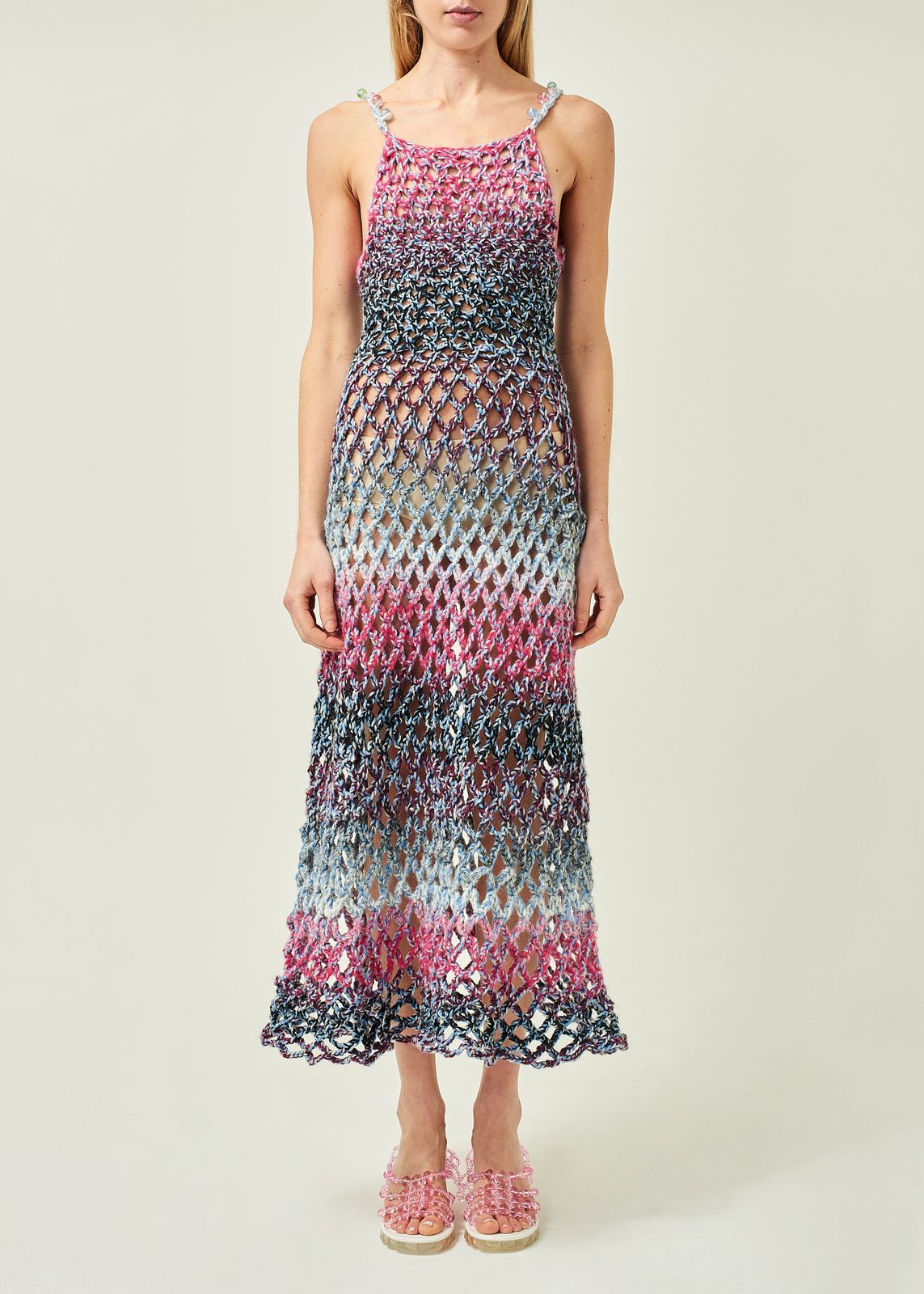 RIBBON CROCHET DRESS