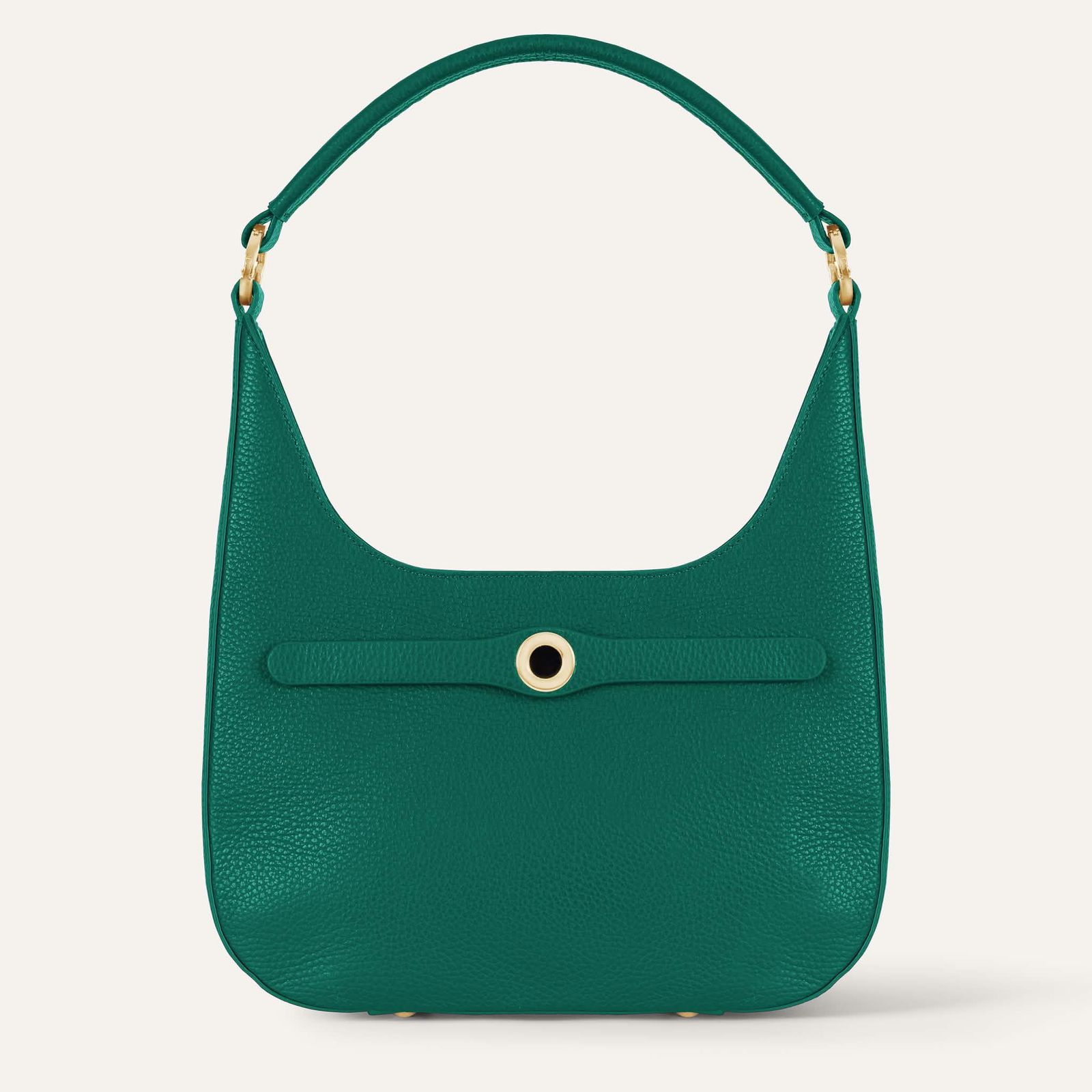 Florence Shoulder Bag | Evergreen with Gold hardware