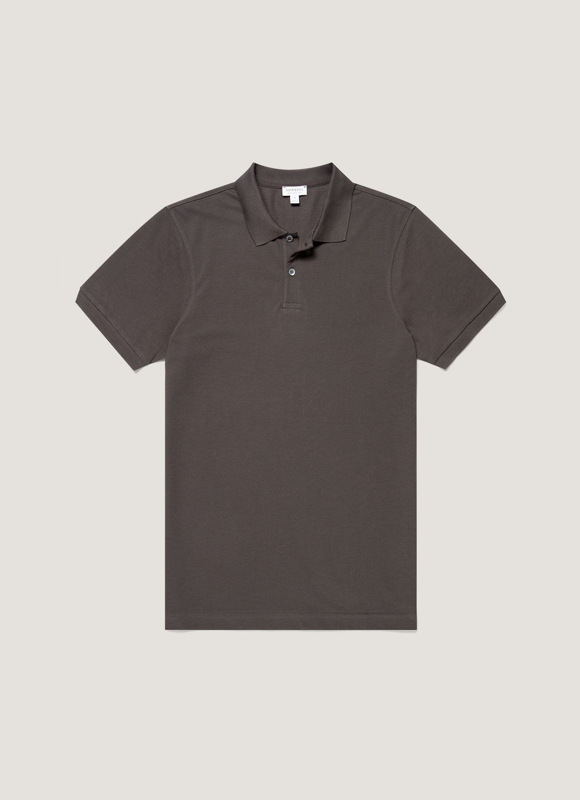 Men's Piqué Polo Shirt in Anthracite
