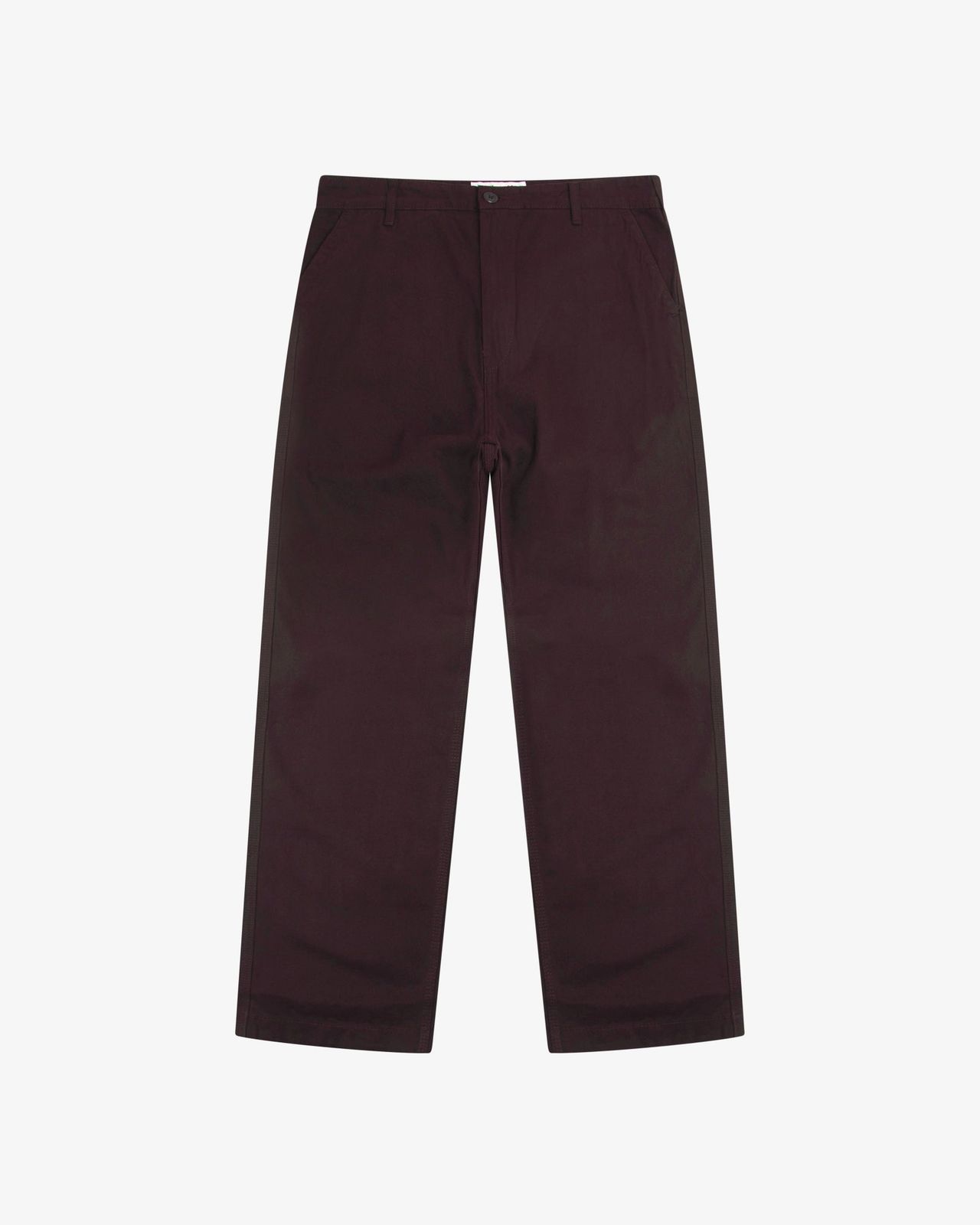 5005 Twill workwear pants - dark plum