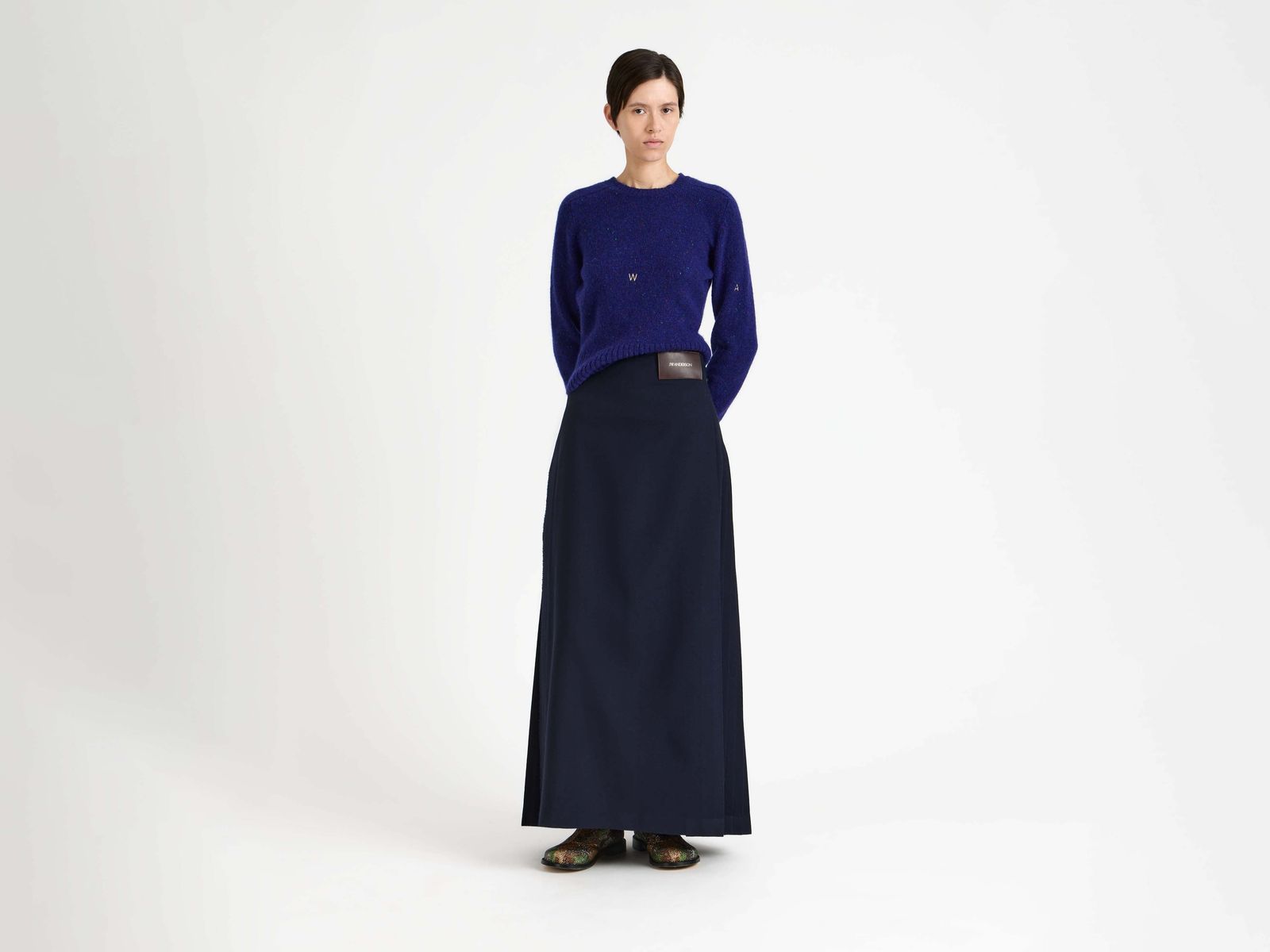 WOMENS KILT IN NAVY