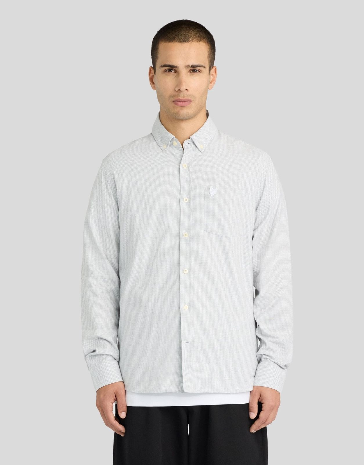 Micro-Houndstooth Shirt