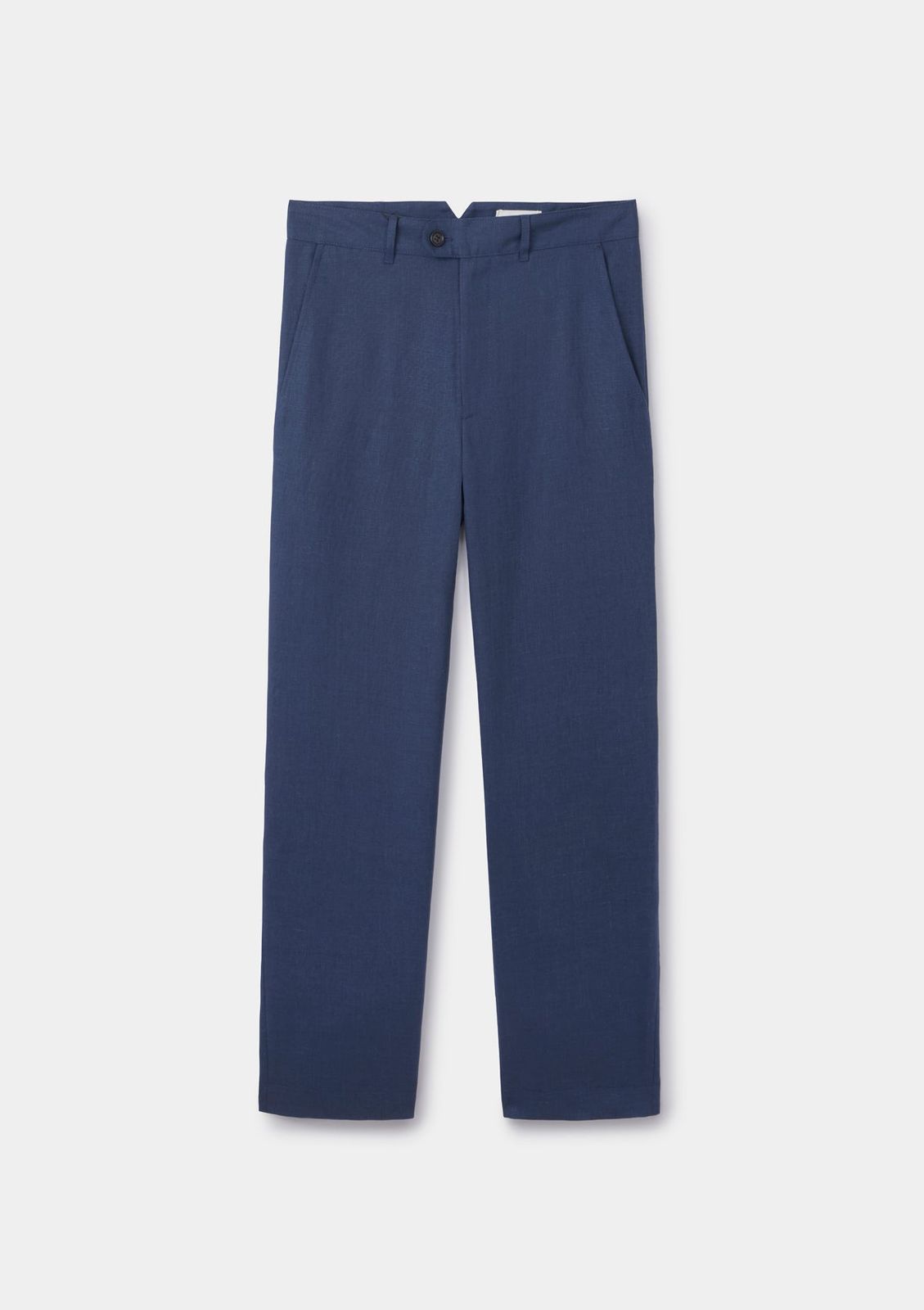 Blue Nights Linen Casual Trousers