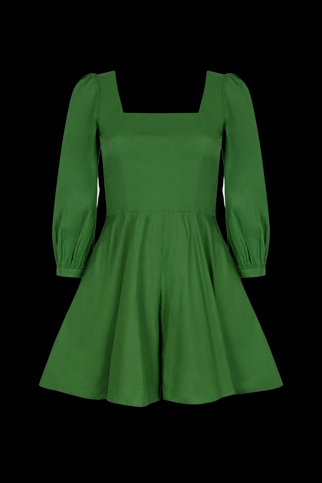 The Organic Cotton Playsuit in Green