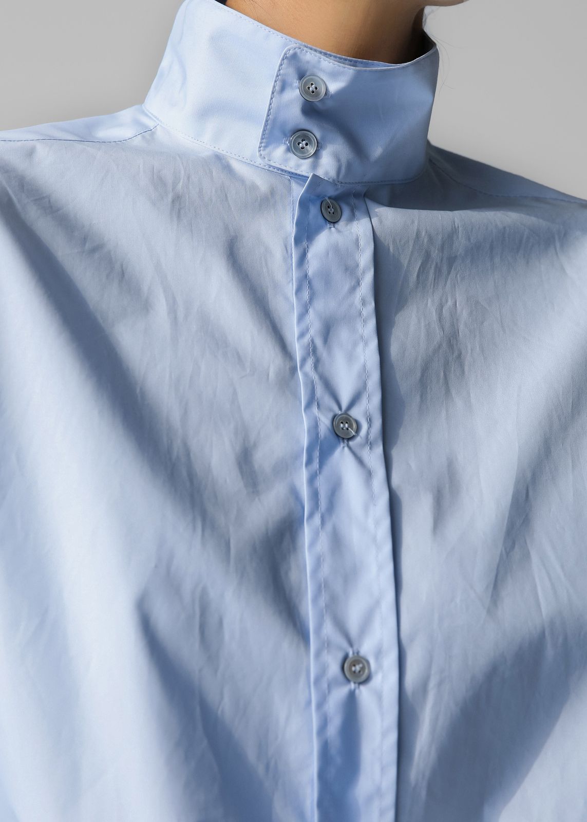 Riken Oversized Shirt - Sky Blue