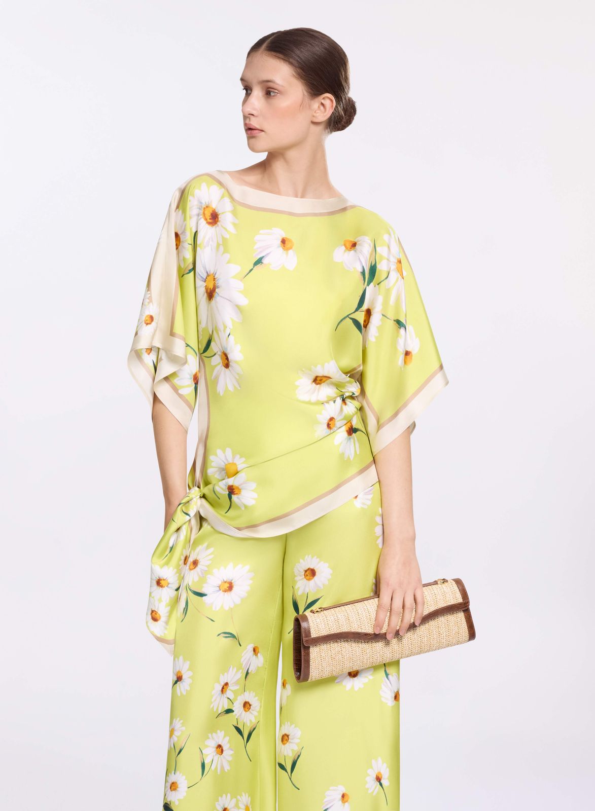 Printed Twill Top