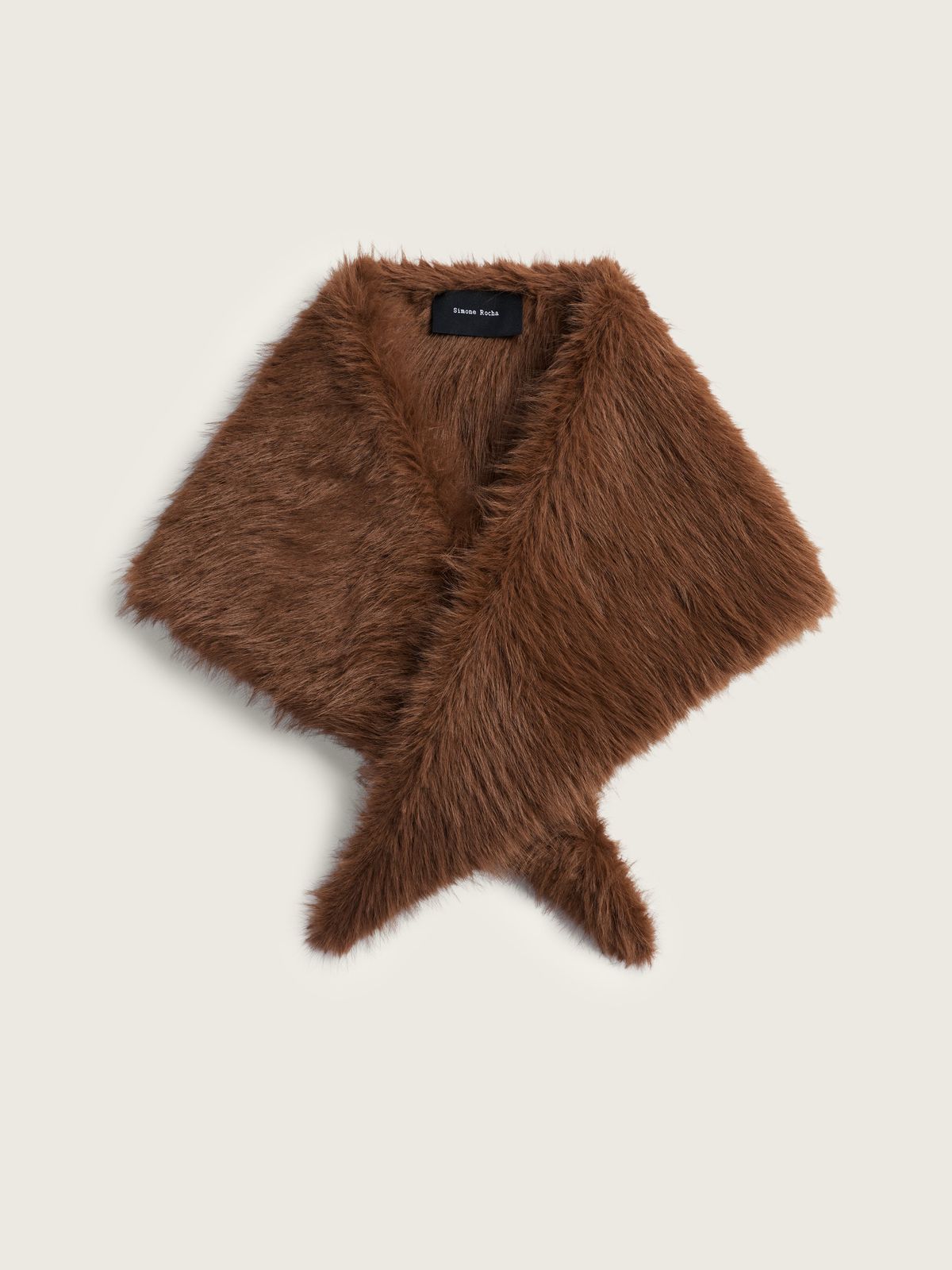 Embellished Faux Fur Neckerchief