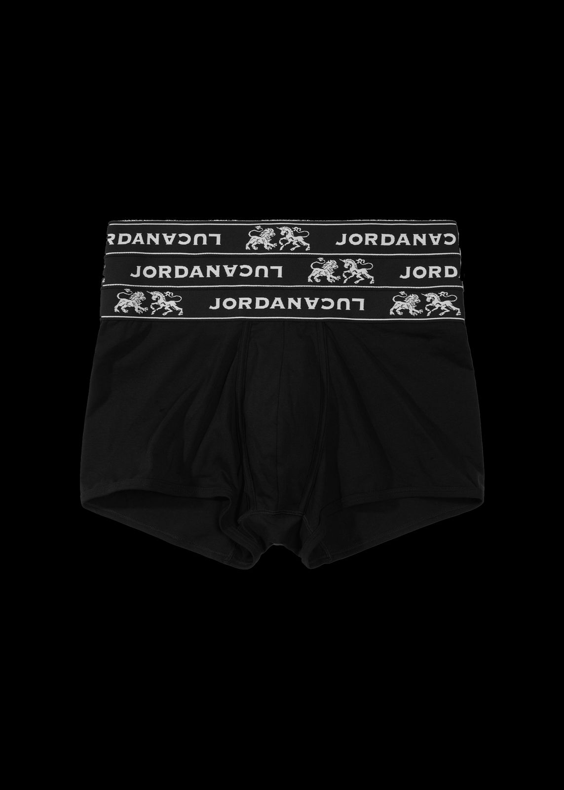 JLT-3 TRIPLE WAISTBAND BOXER BLACK