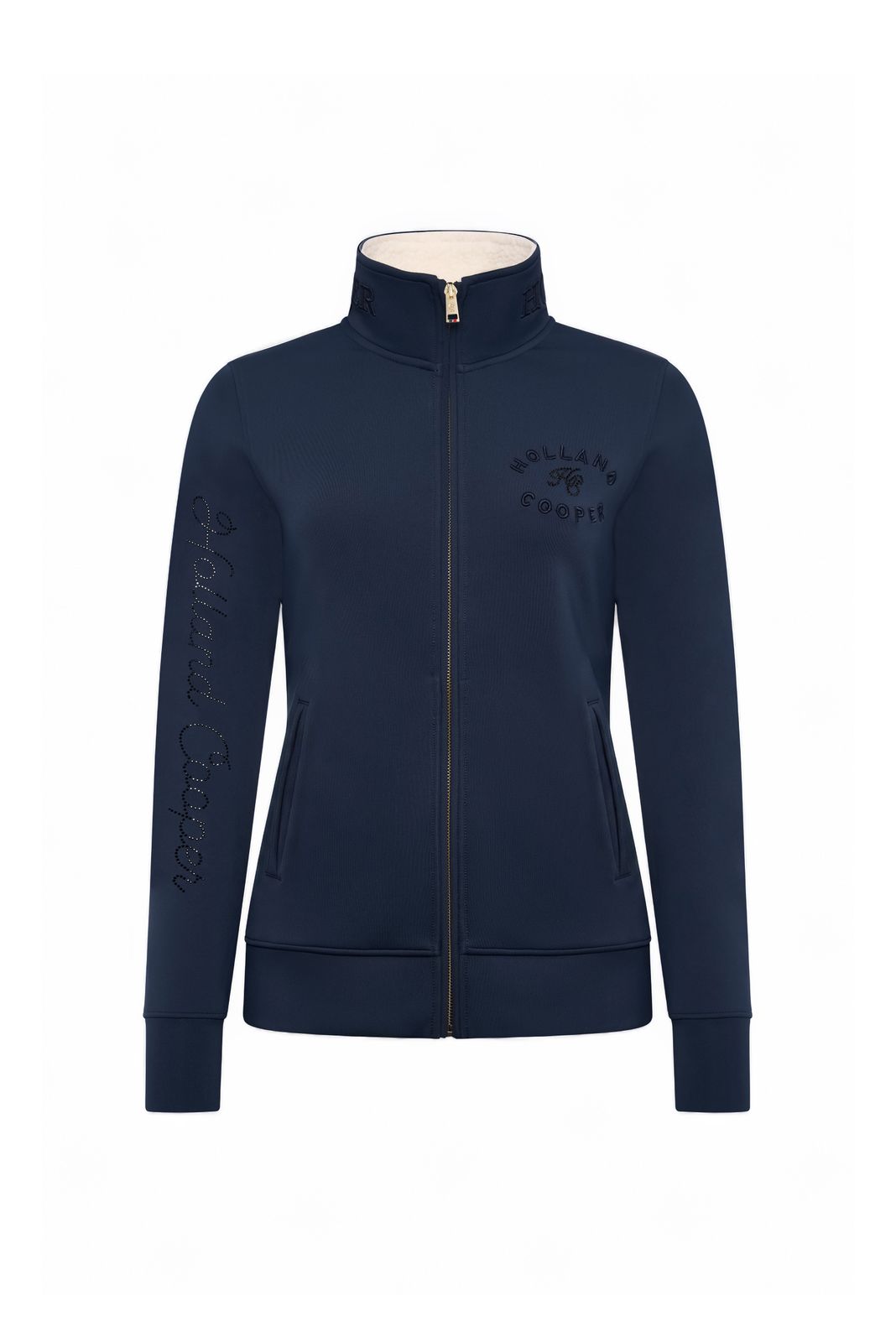 Hartpury Crystal Training Zip Sweat (ink Navy)