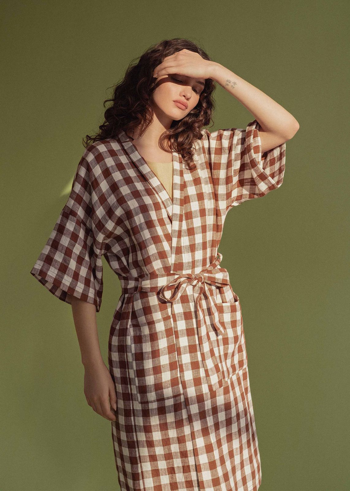 100% Linen Bathrobe | Various Colours