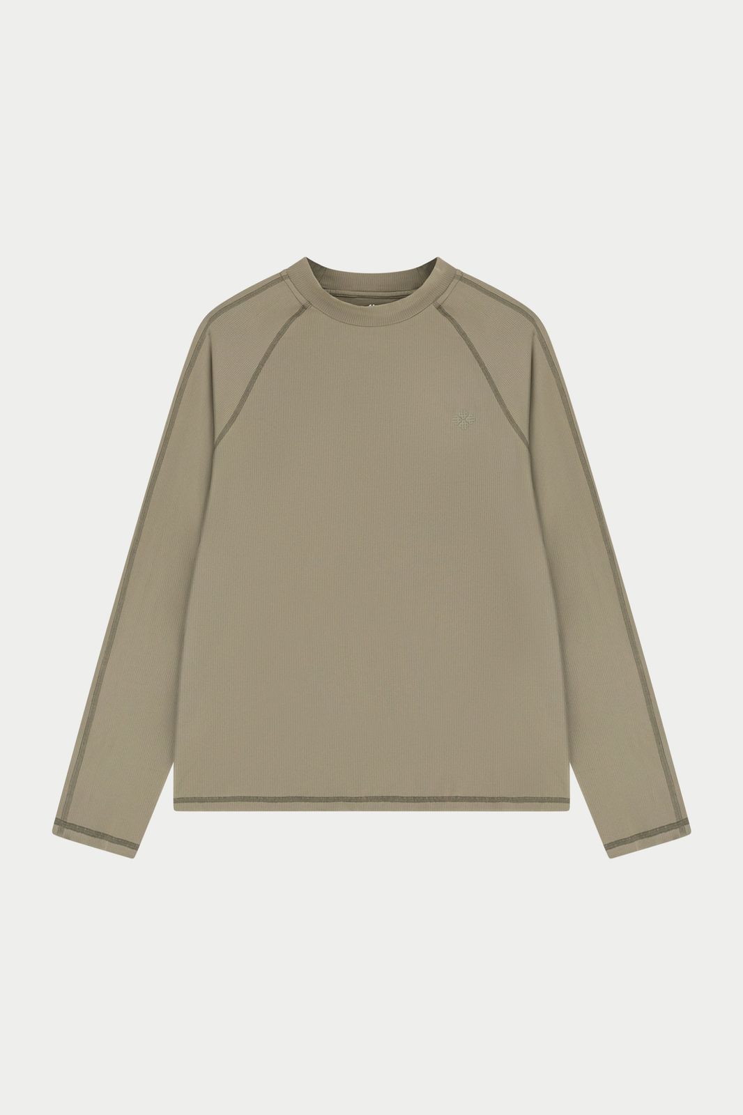 LONG SLEEVE TRAINING TOP - KHAKI