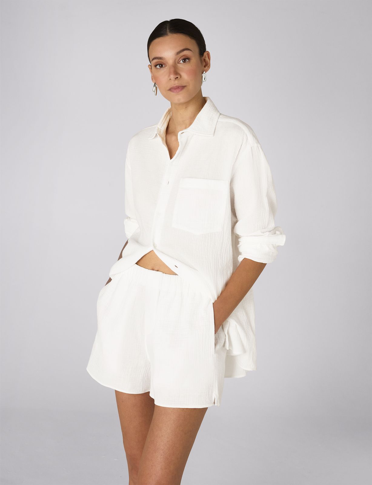 The Oversized: Cheesecloth, Off-White