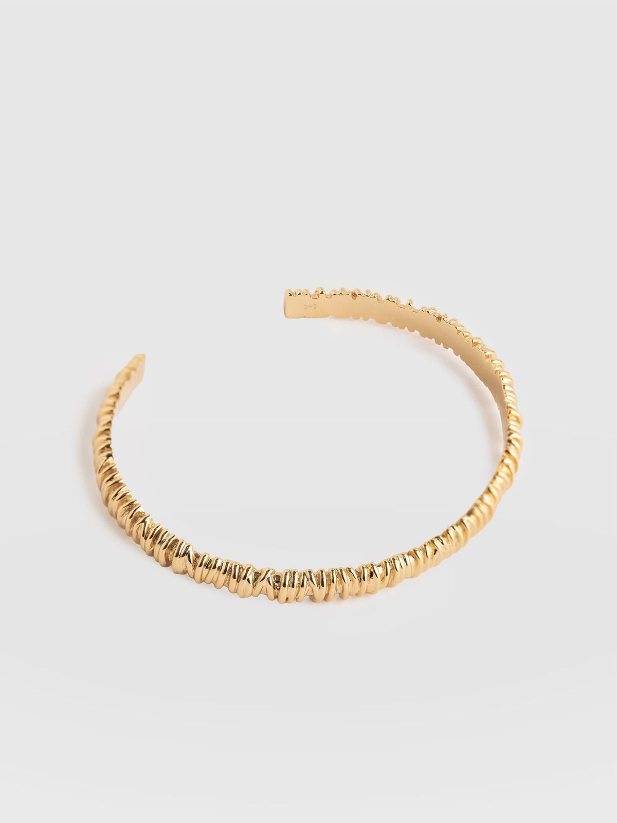 Swirl Bangle - Gold