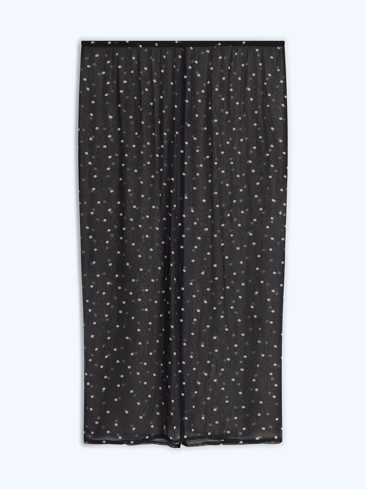 Sumba Mesh Skirt In Black Polka Dot