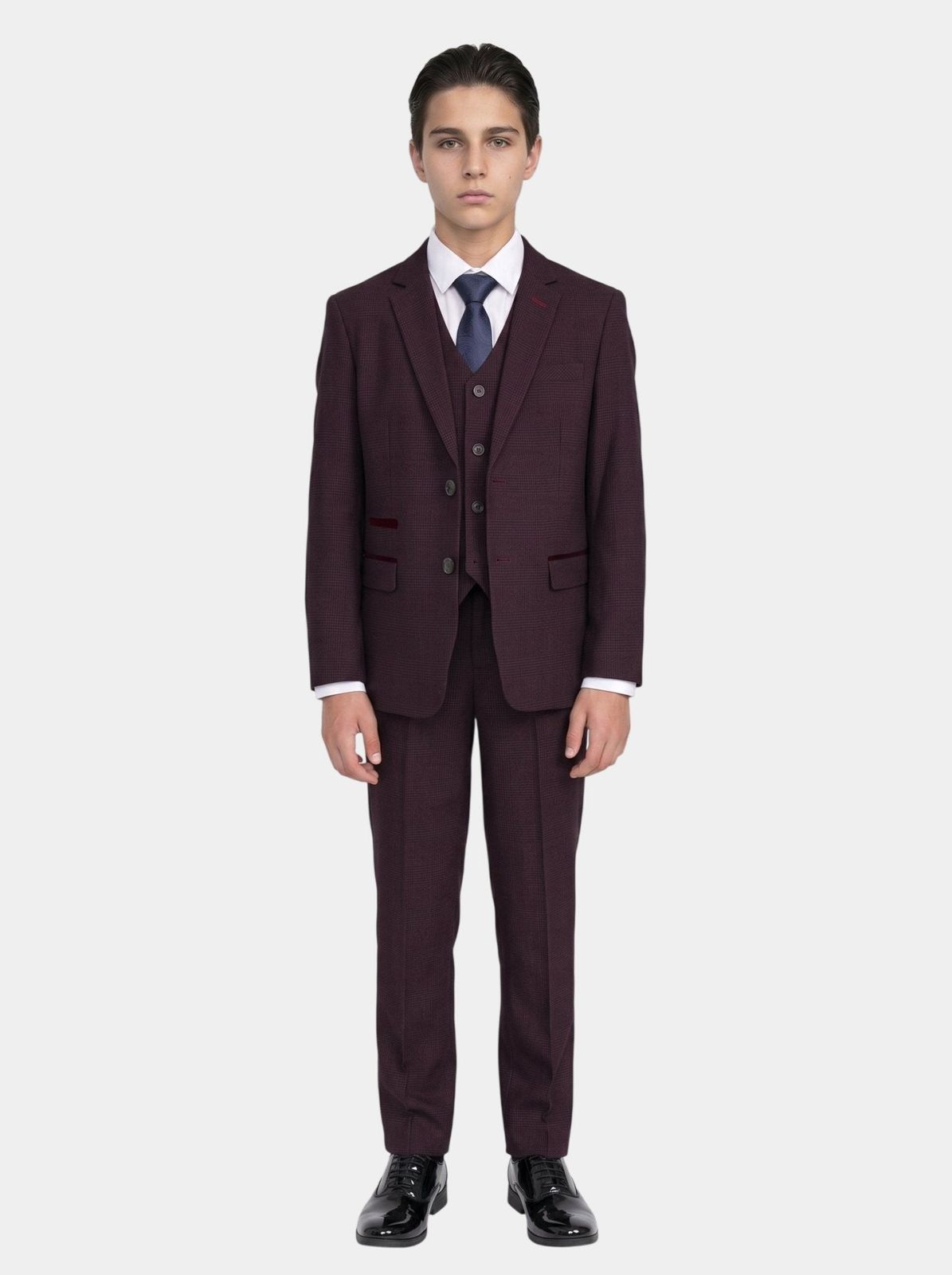 Device - Boy's Regent Wine Three Piece Suit