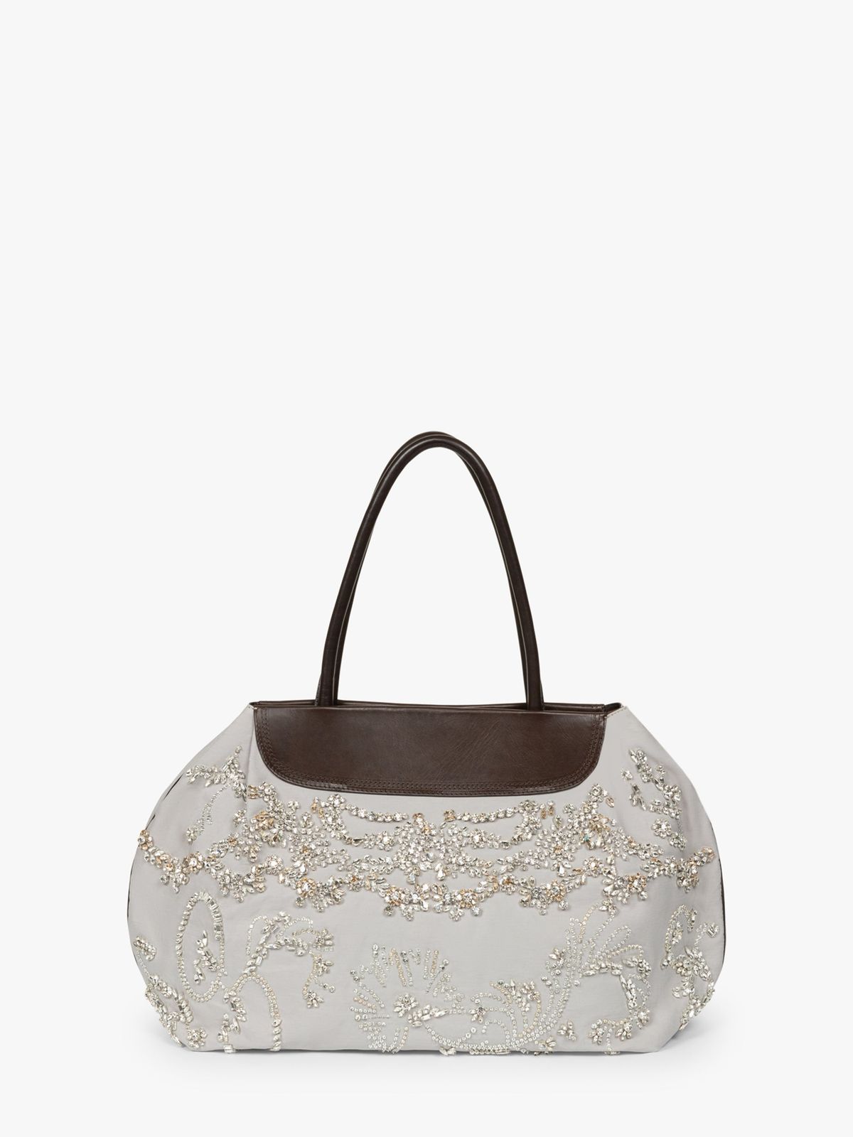 Embroidered shoulder bag