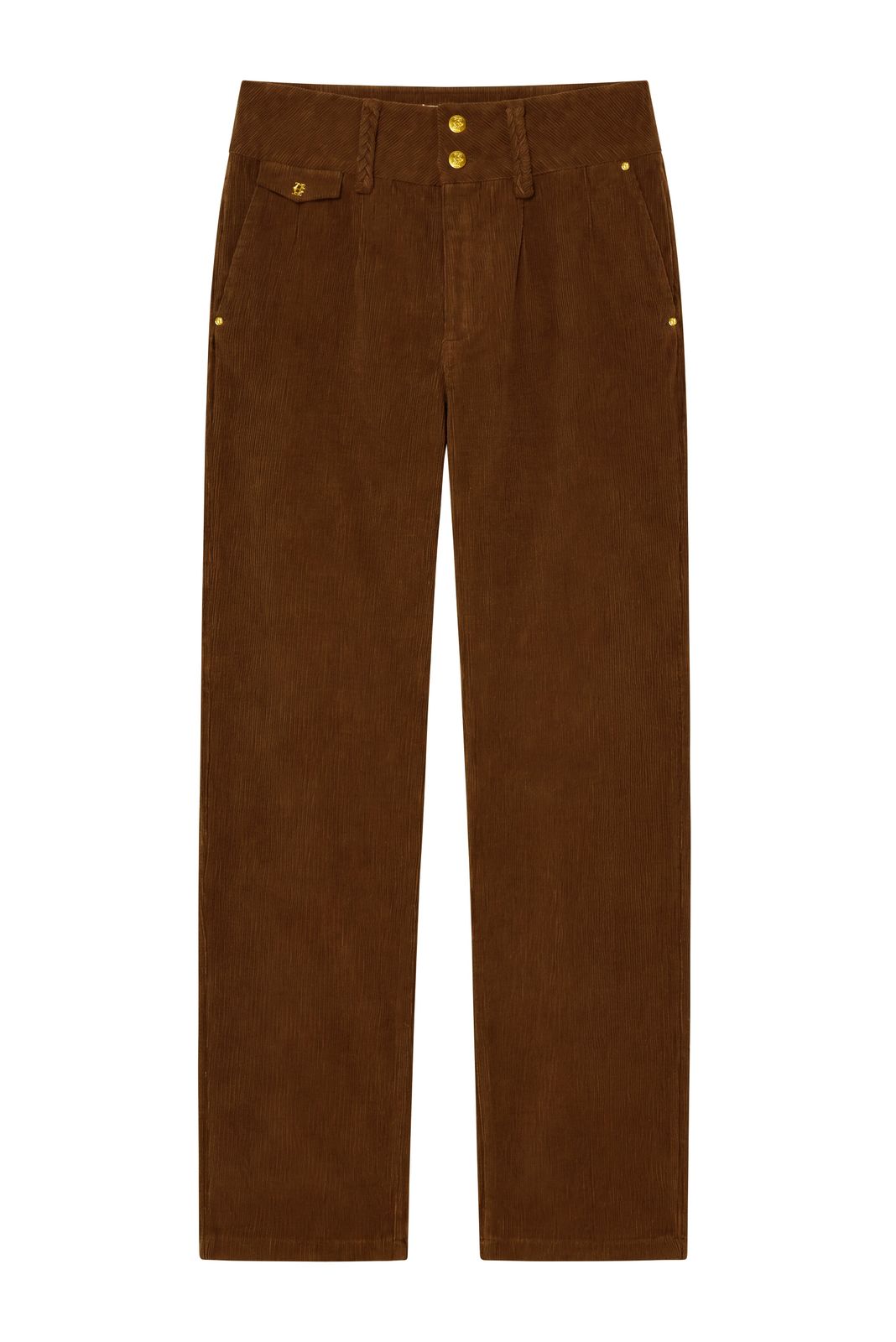 Tailored Wide Leg Cord (caramel)