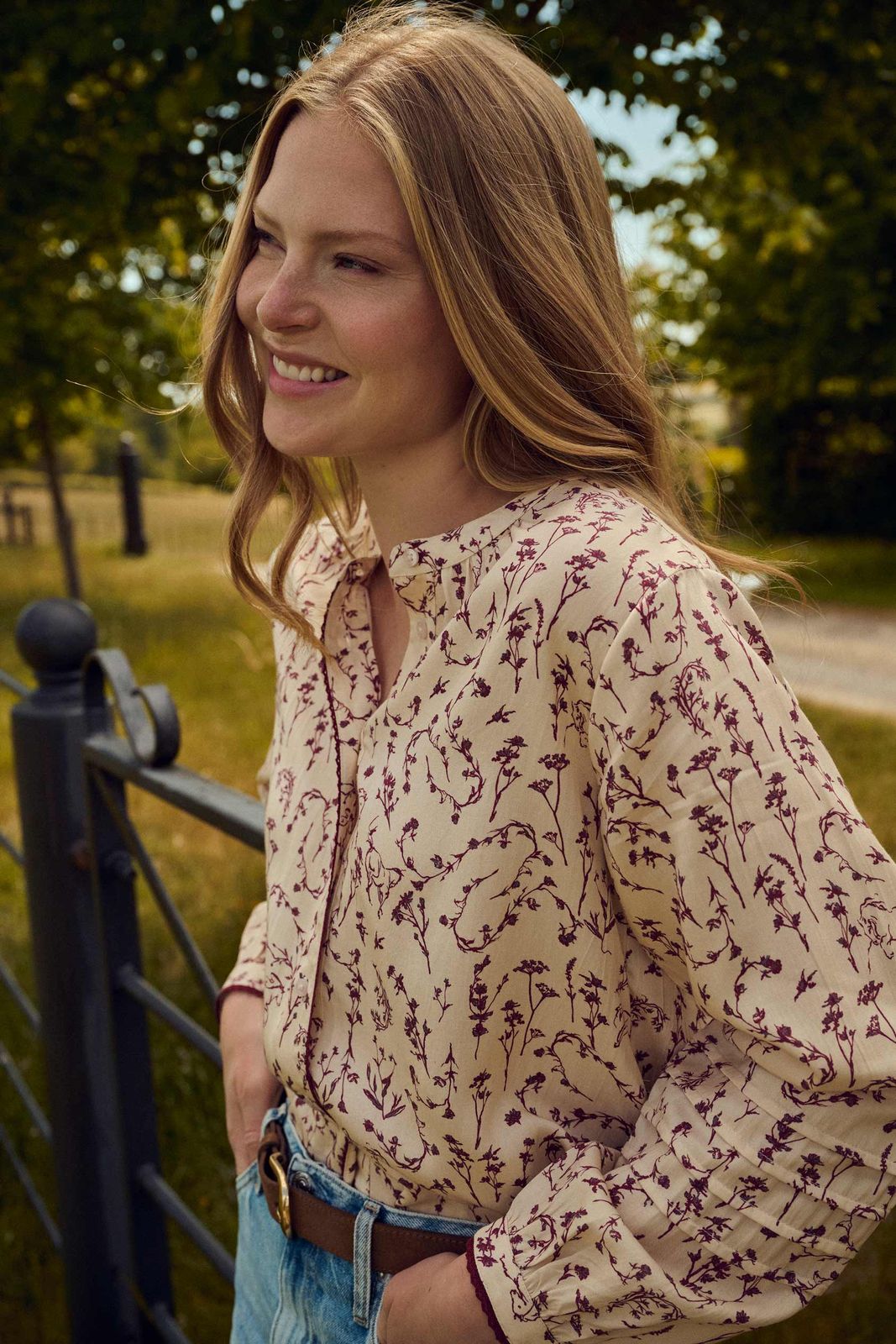Iverna Printed Blouse