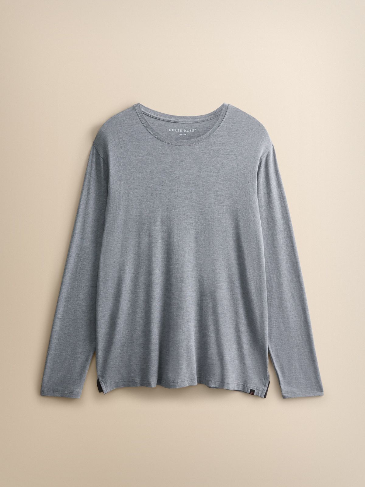 Marlowe Micro Modal Long Sleeve T-shirt Charcoal Grey
