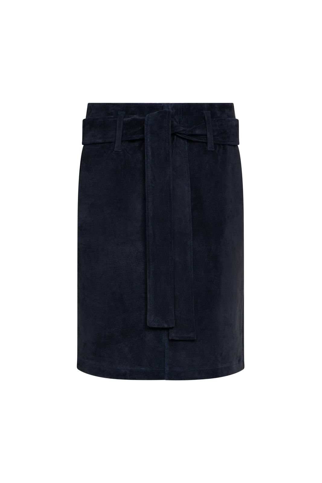 Winchcombe Suede Skirt - Navy