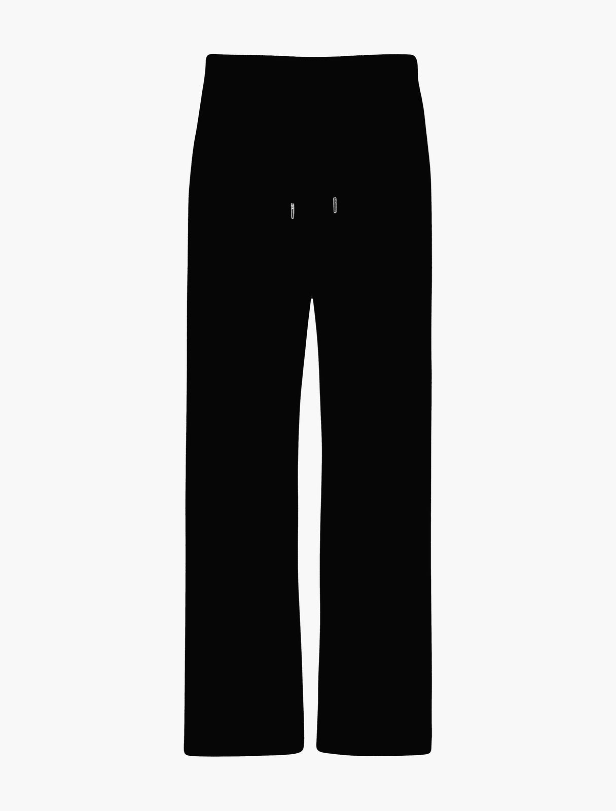 Straight Leg Sweatpant In Black