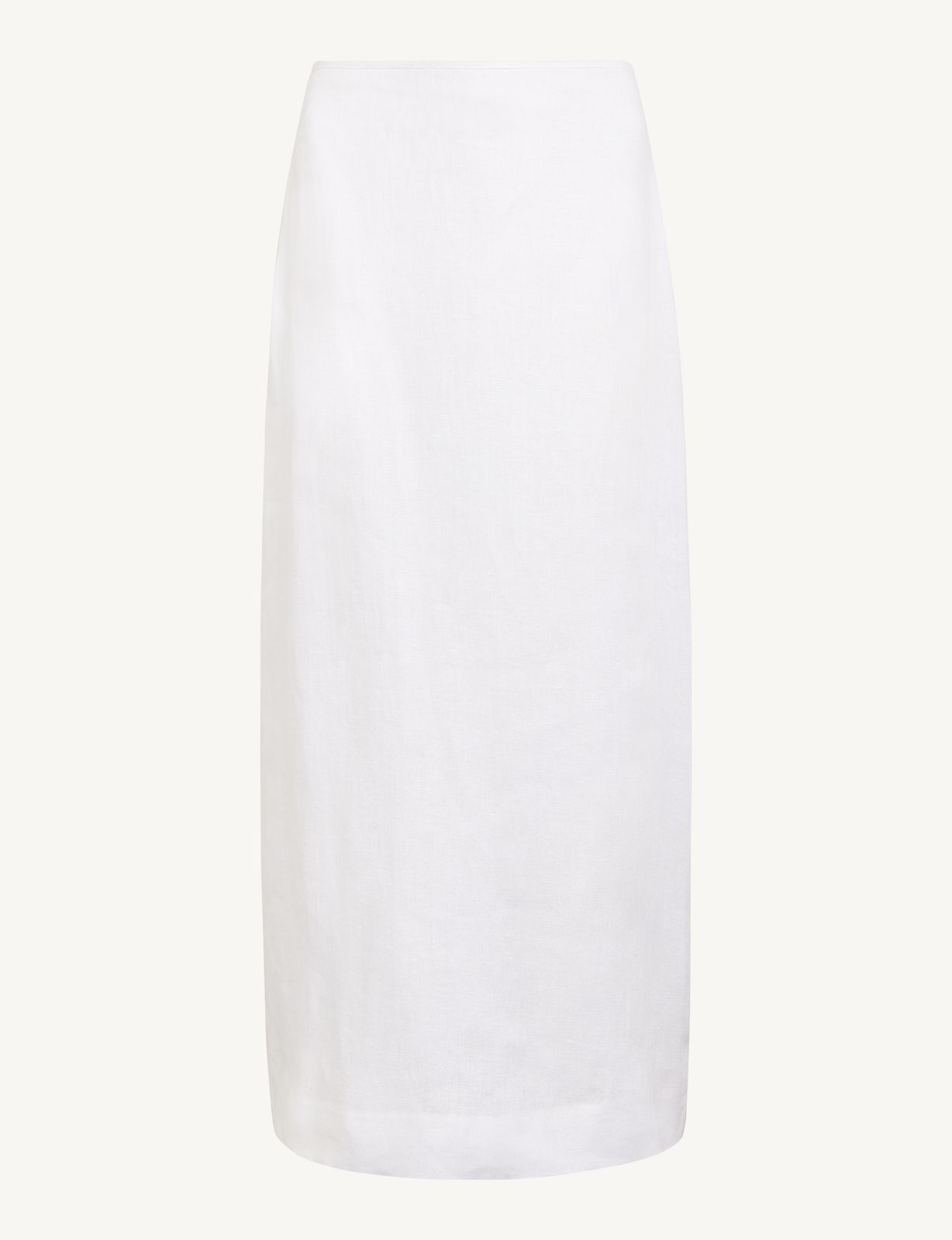 Clara Skirt: Linen, White