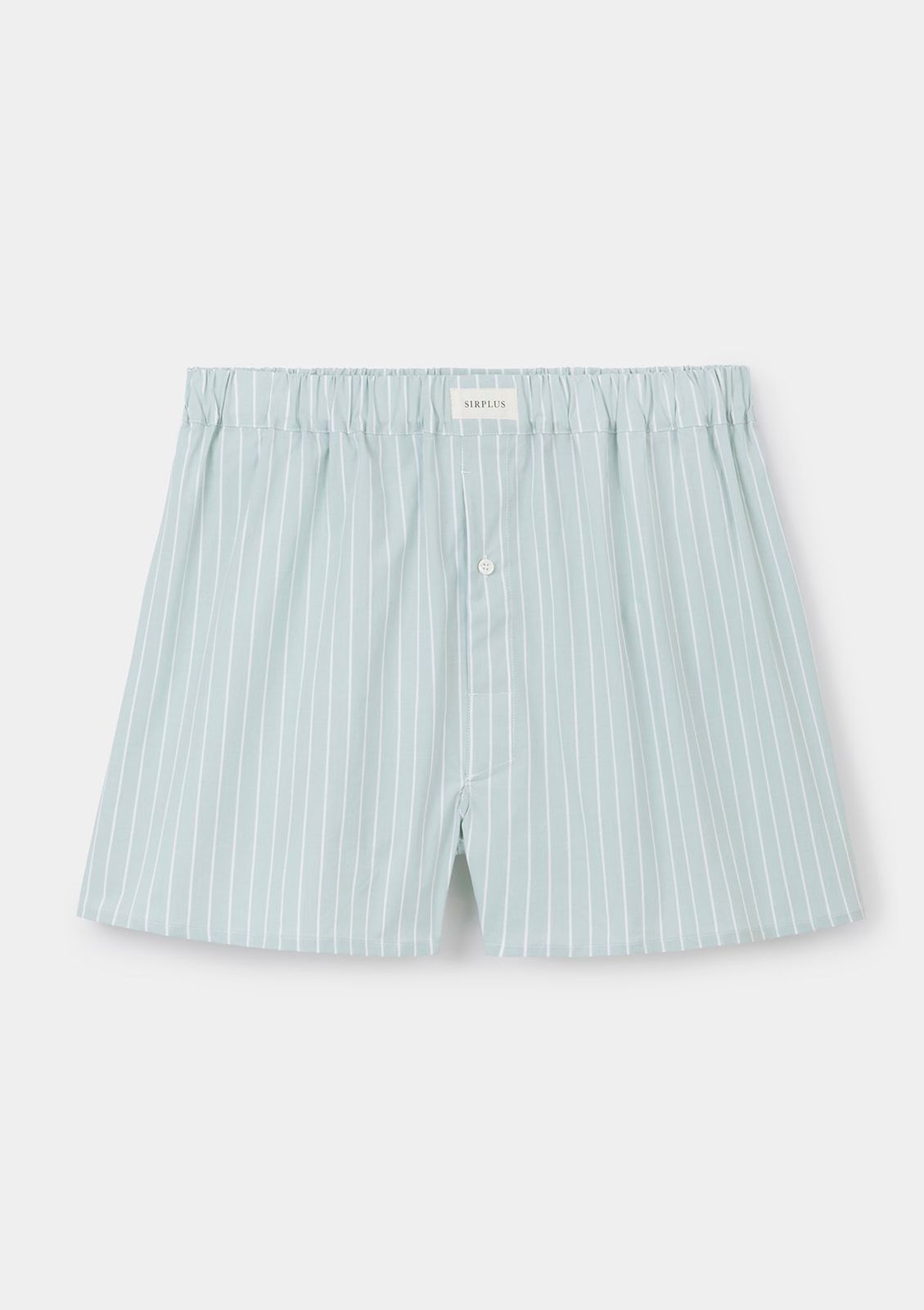 Pale Green Stripe Cotton Boxer Shorts