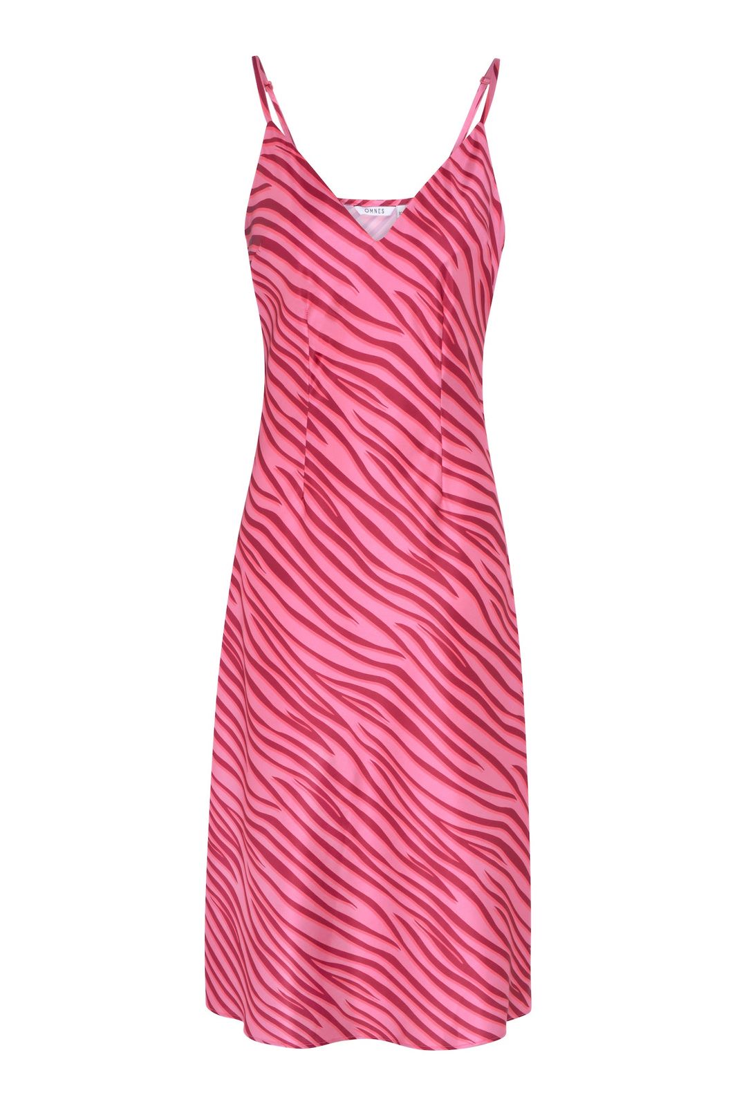 Fia Midi Dress In Pink Zebra