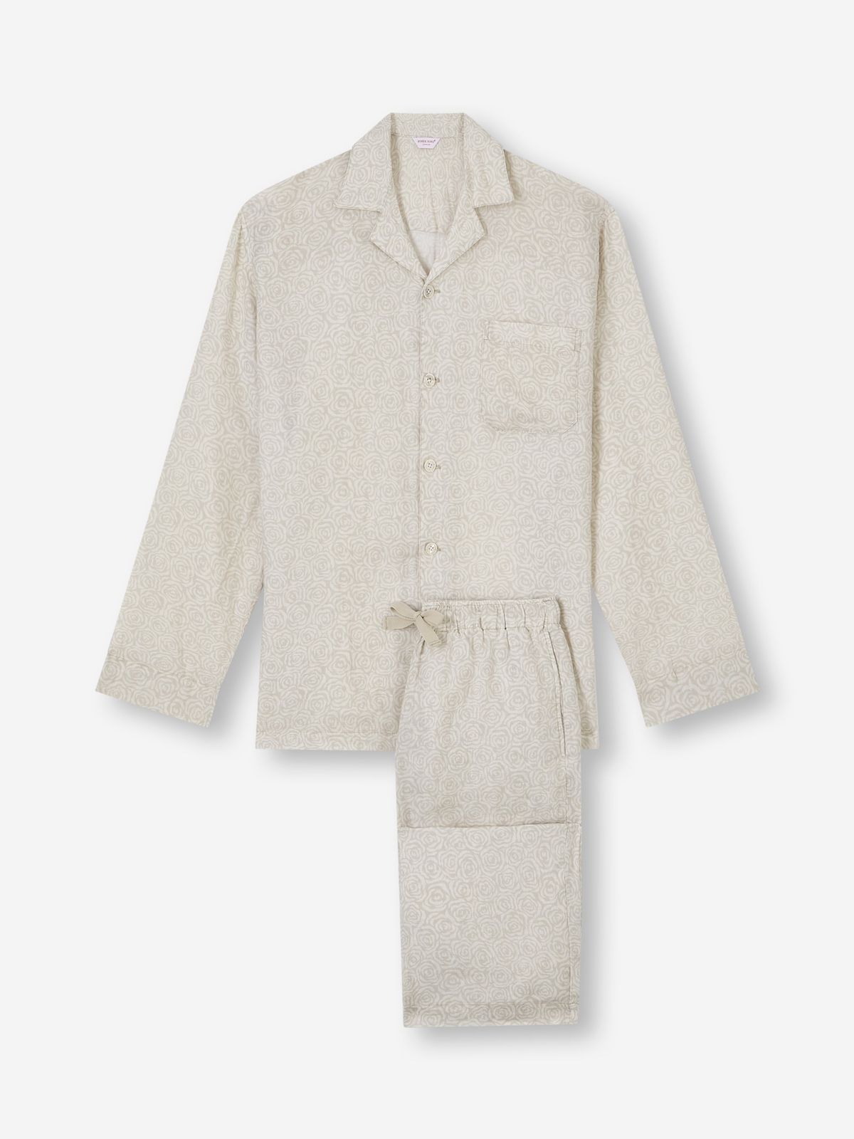 Milan Linen Pyjamas Sand Rose