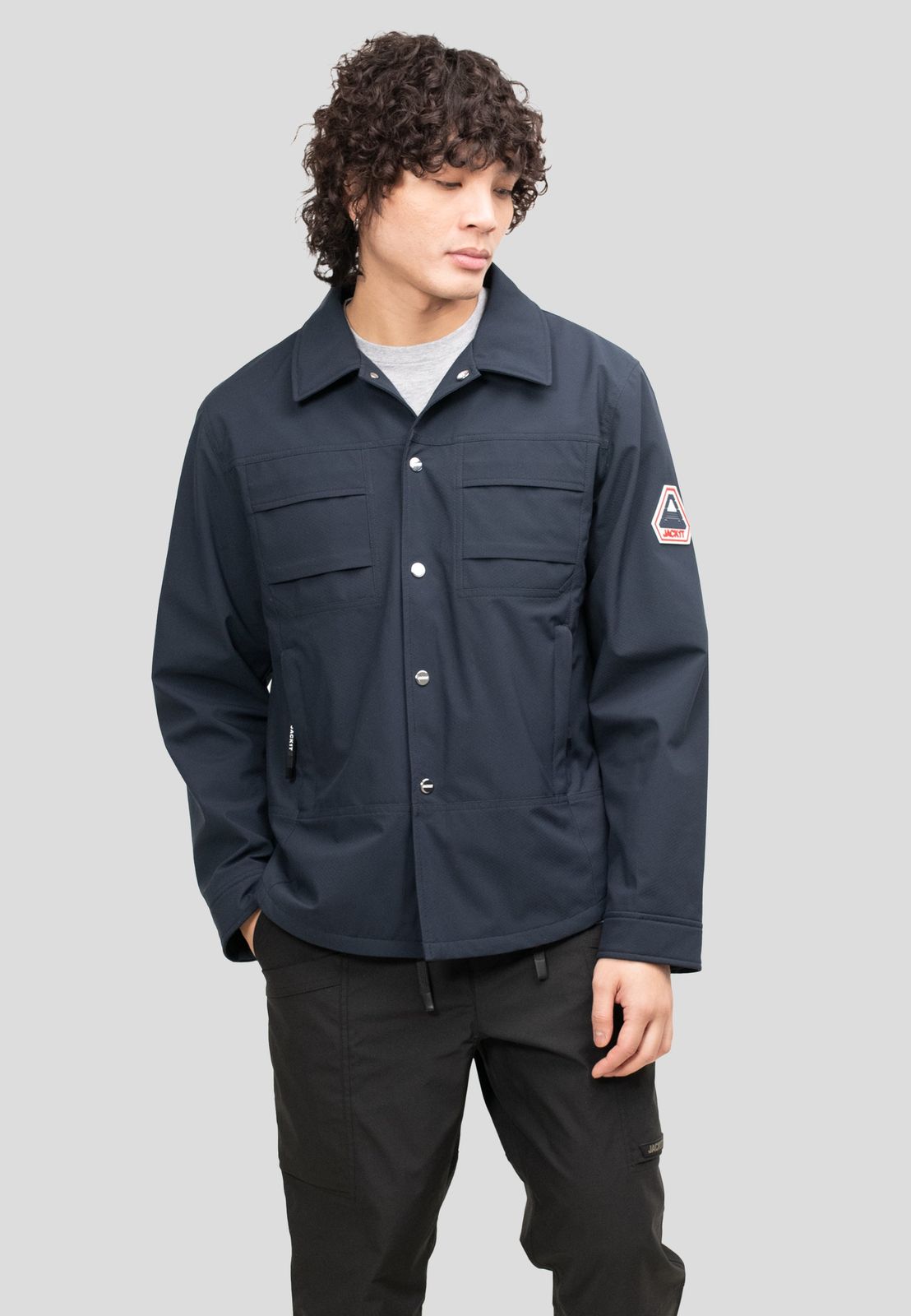 Eden Shirt Jacket Navy
