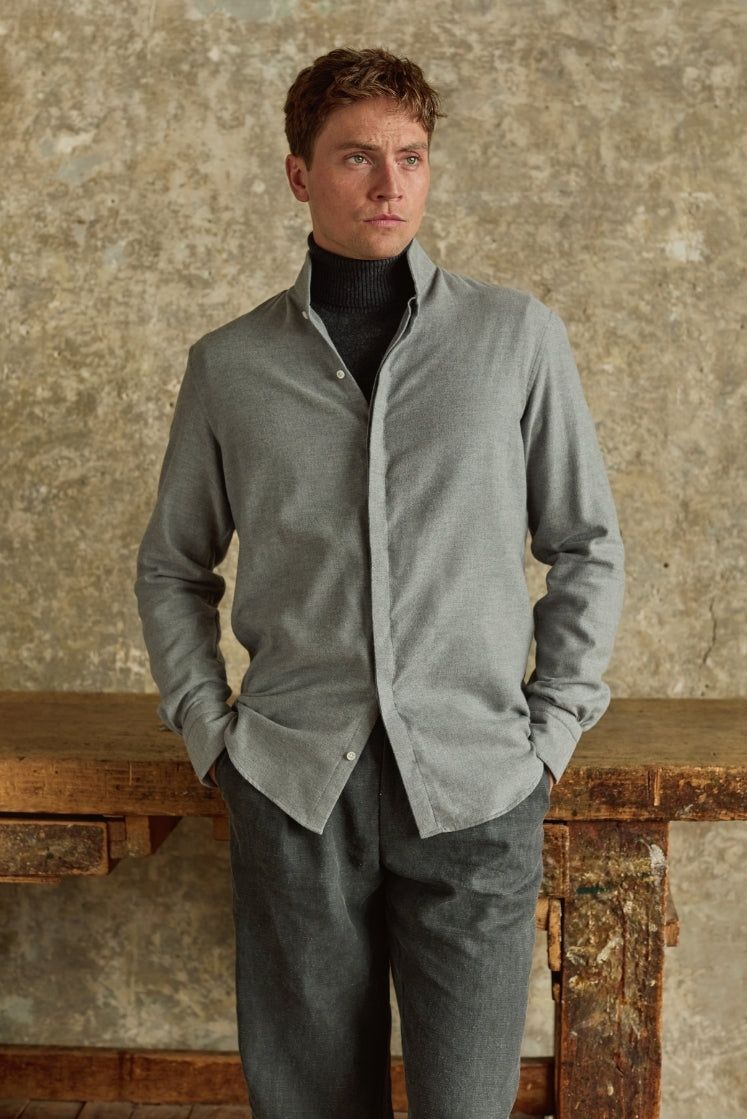 Chemise APPARAT Flanelle grise