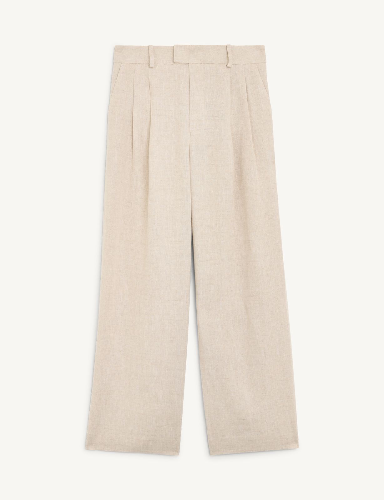 Rampling Trouser: Linen, Oatmeal