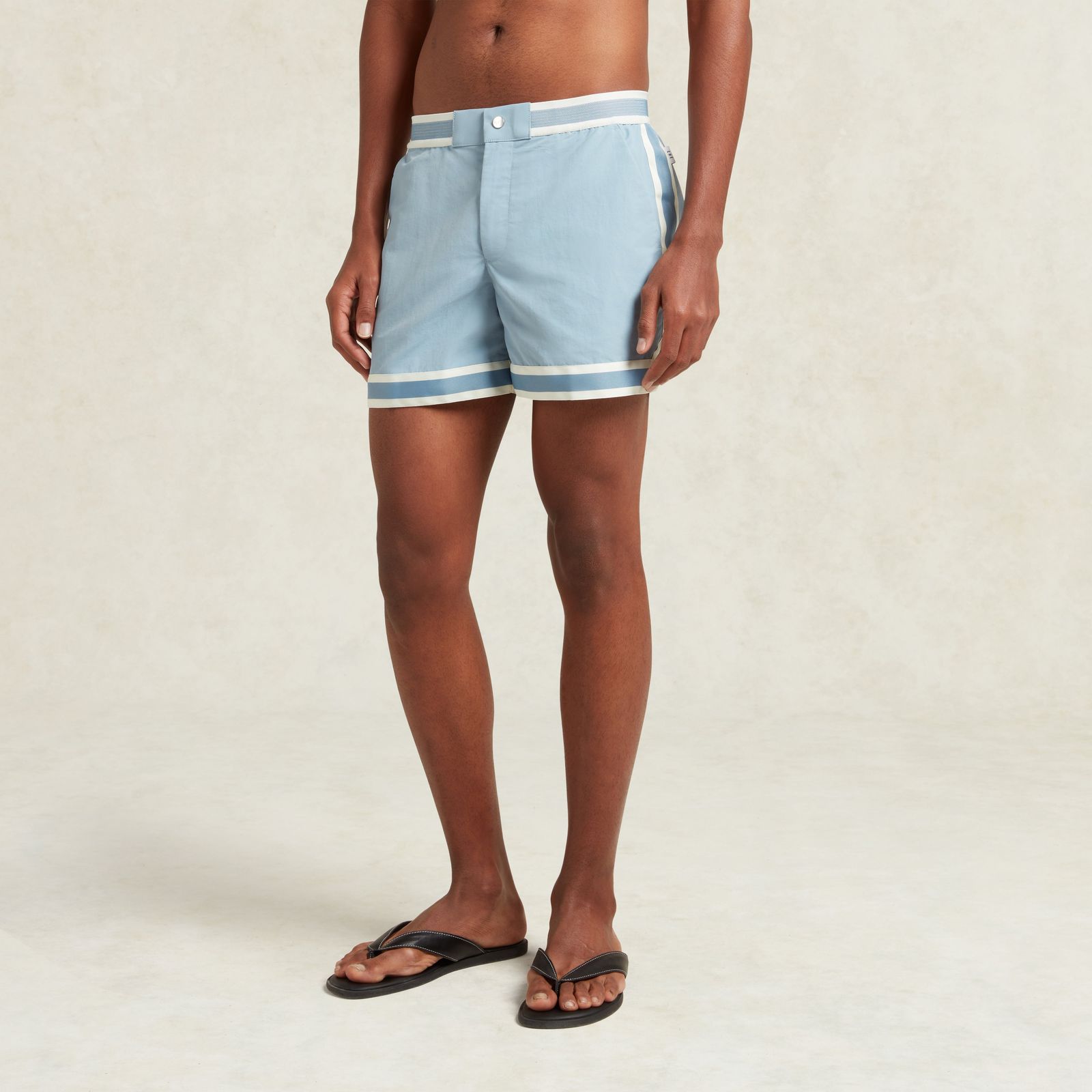 RECYCLED NYLON BALLER SWIMSHORT - POWDER BLUE